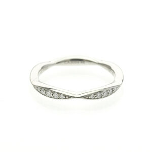 Chanel Camellia Platinum Fashion Diamond Band Ring Silver